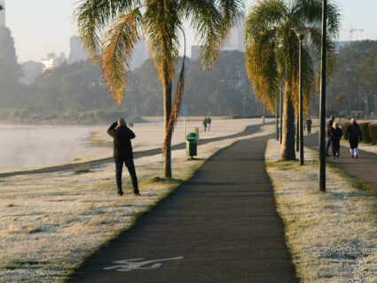 Massa de ar polar intensifica frio e geadas no Paraná