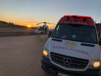 Homem chama o SAMU e furta ambulância, no Paraná