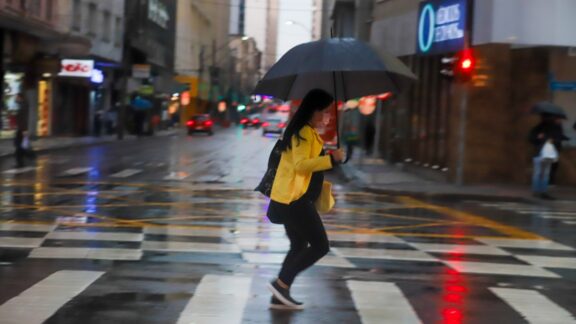 Ciclone extratropical irá derrubar as temperaturas do Paraná nos próximos dias