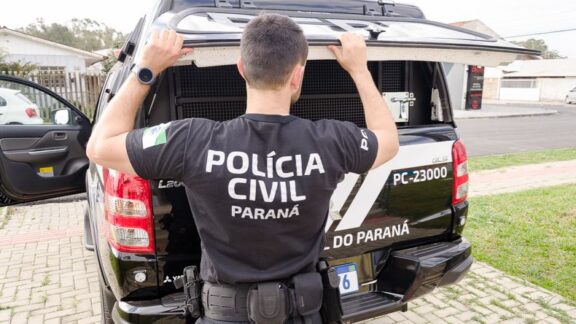 Homem usa filha de escudo para tentar evitar prisão em Reserva