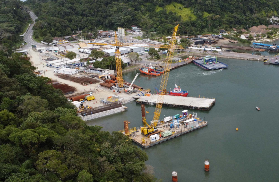 Construção da ponte de Guaratuba provoca mudanças no trânsito 