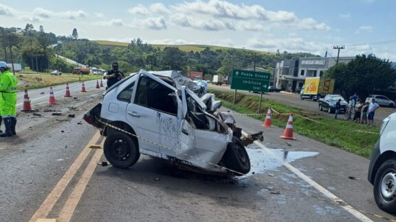 Motorista morre em grave acidente na BR-373, em Imbituva