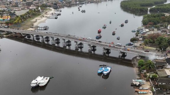 Ponte entre Ilha dos Valadares e centro de Paranaguá tem tráfego liberado