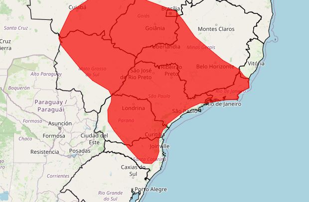 Paraná torra na primavera e acumula alertas de calor e baixa umidade do INMET