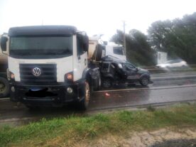 Acidente na BR-376, em Ponta Grossa, deixa criança ferida