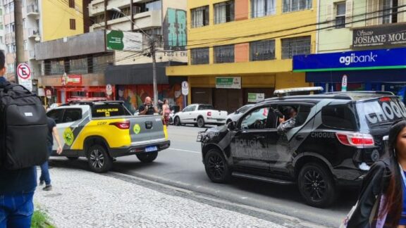 Dois adolescentes estão entre feridos dos tiroteios registrados no Centro de Curitiba