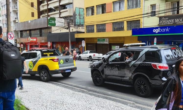 Suspeito de atentado a tiros no Centro de Curitiba é preso