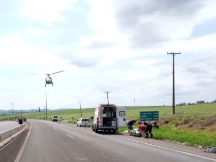 Idoso de 74 anos morre após ser atropelado na BR-369, em Jataizinho