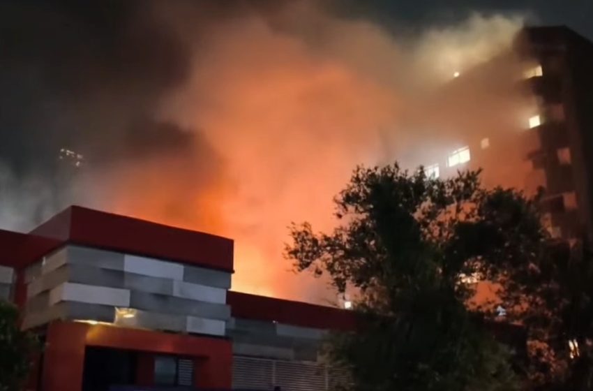 Incêndio destrói tradicional escola de inglês em Curitiba