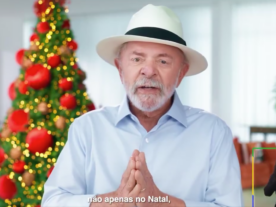 Lula pronunciamento Natal