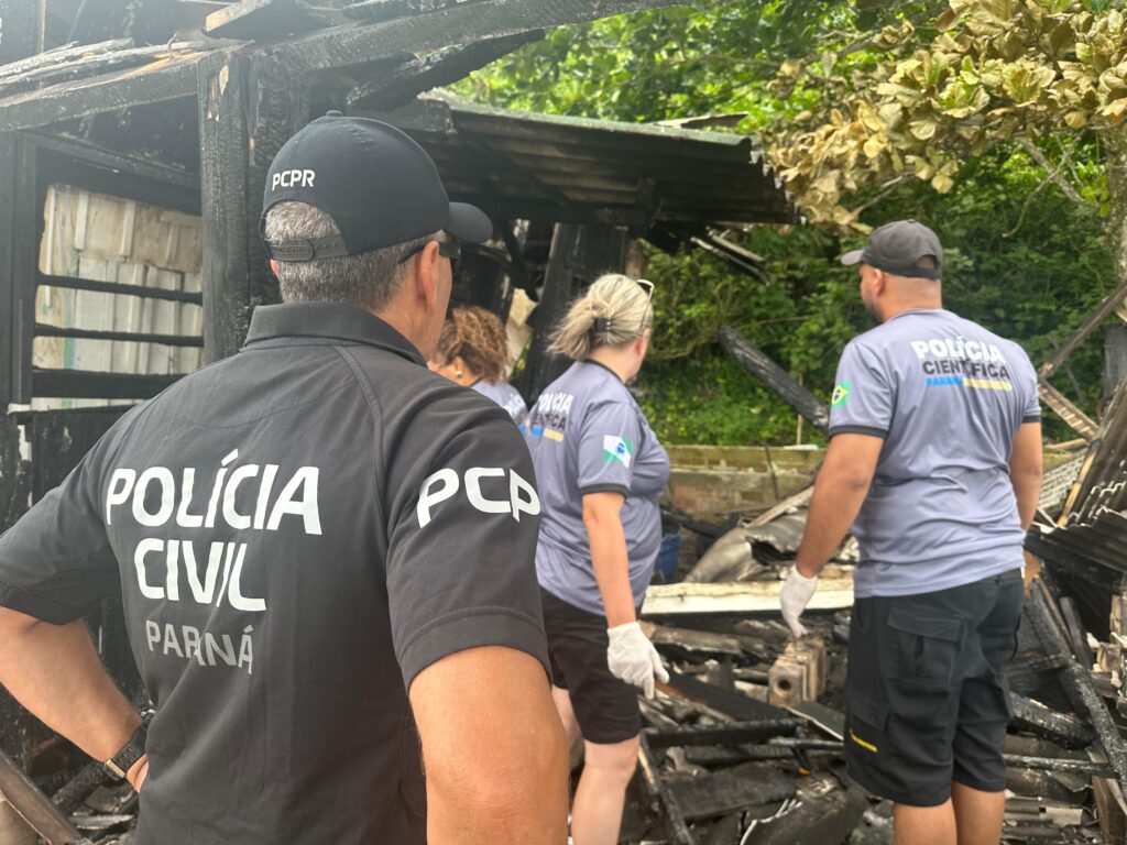 chave pix ajuda polícia civil a solucionar homicídio paraná guaratuba incêndio 3