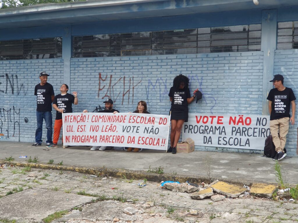 polícia militar na escola ivo leão programa parceiro da escola