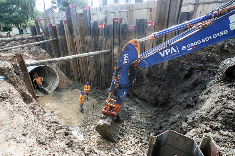 Mega obra em Curitiba previne alagamentos e amplia sustentabilidade