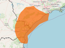 Alerta Laranja acumulado de chuva