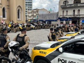 Revitalização Centro de Curitiba como policiais irão combater a criminalidade