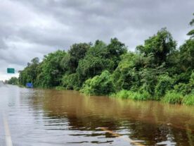 rodovias Litoral alagamento